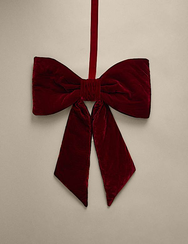 Velvet Bow Decoration - GR