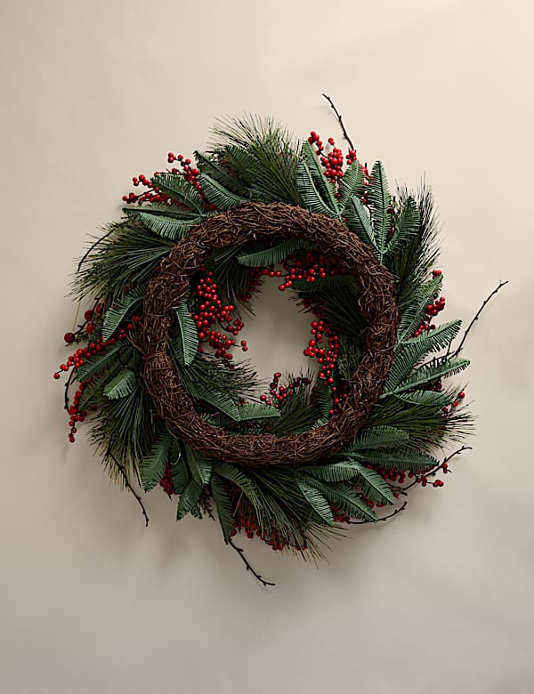 Berry, Orange and Cinnamon Wreath  - AL
