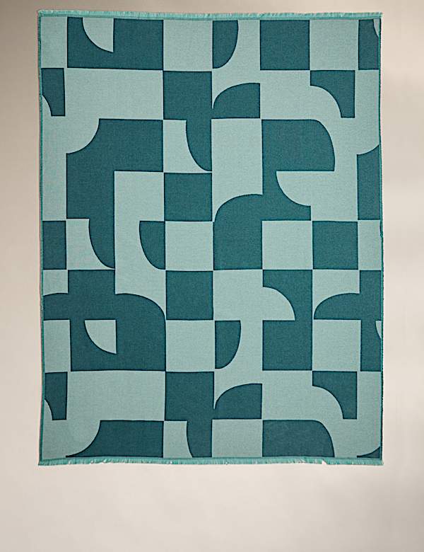 Geometric Fringed Throw - RS