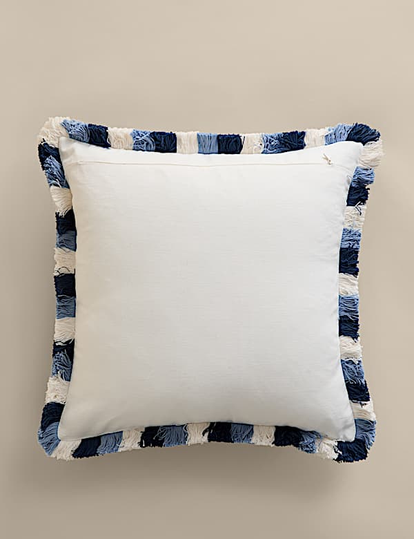 Coj&iacute;n 100 % algod&oacute;n con bordado costero - ES