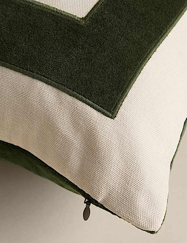 Box Applique Square Cushion - CZ