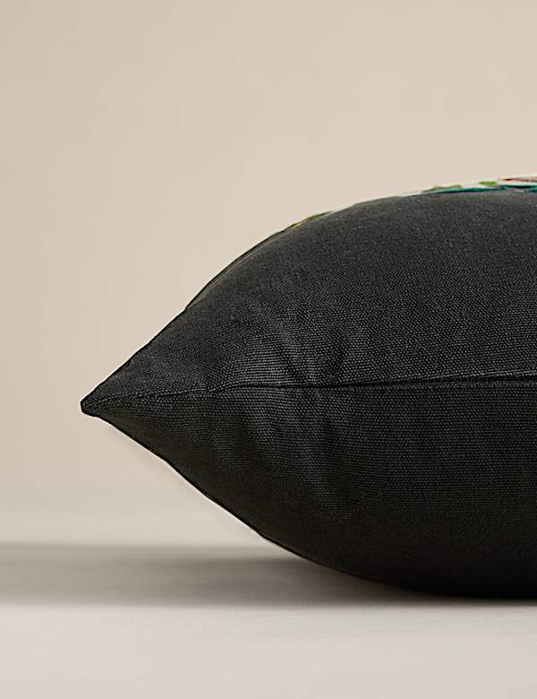 Pure Cotton Wicked Slogan Cushion - AL