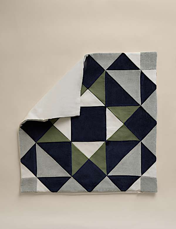 Pure Cotton Patchwork Cushion Cover - LT