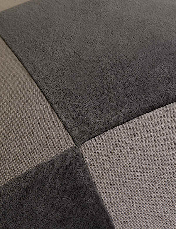 Pure Cotton Checkerboard Cushion - AU