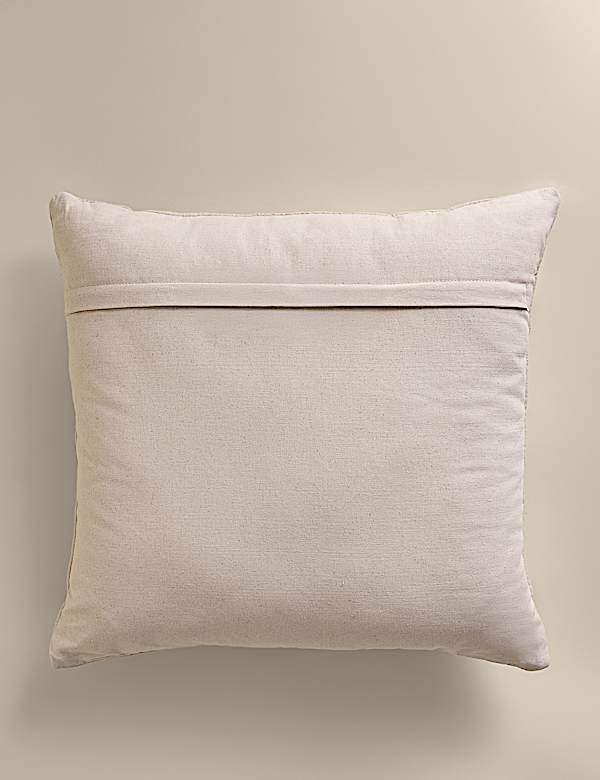 Pure Cotton Shibori Check Cushion - KR