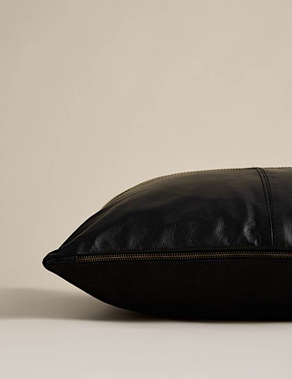 Leather Panel Cushion - FR