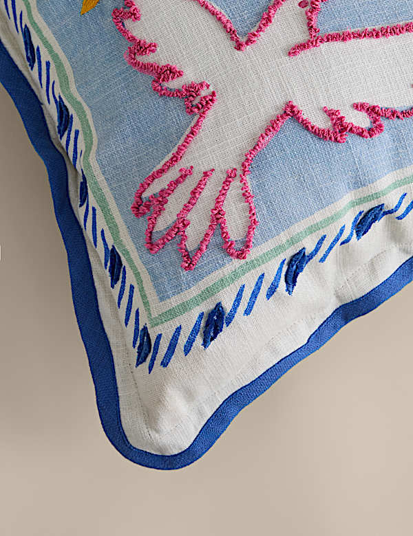 Pure Cotton Dolce Vita Bird Outdoor Cushion - AU