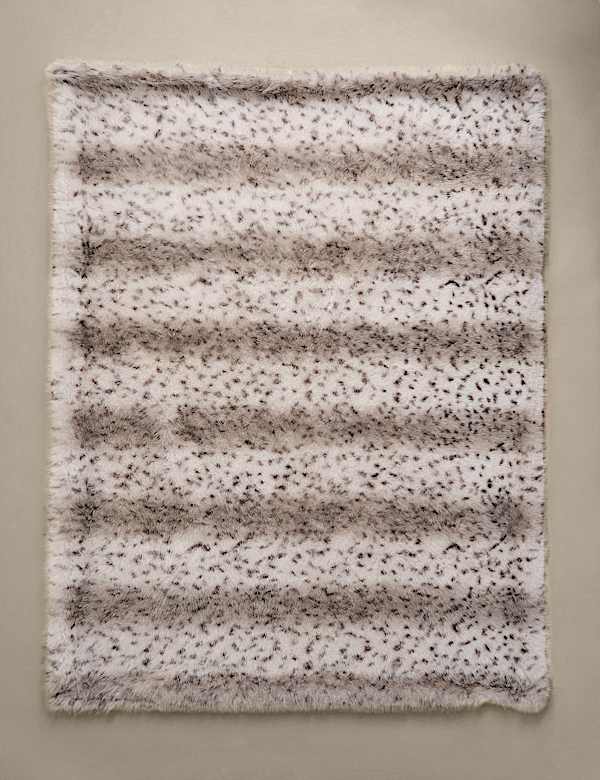 Faux Fur Animal Spot Throw - NO