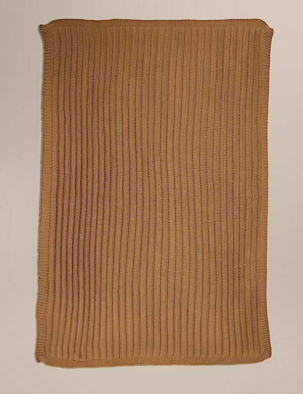 Ribbed Knitted Throw - RO