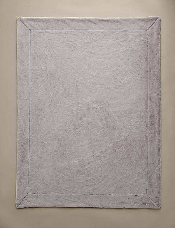 Supersoft Faux Fur Large Throw - NO