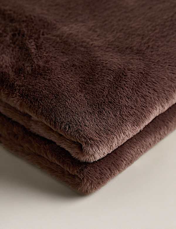 Supersoft Faux Fur Large Throw - MV