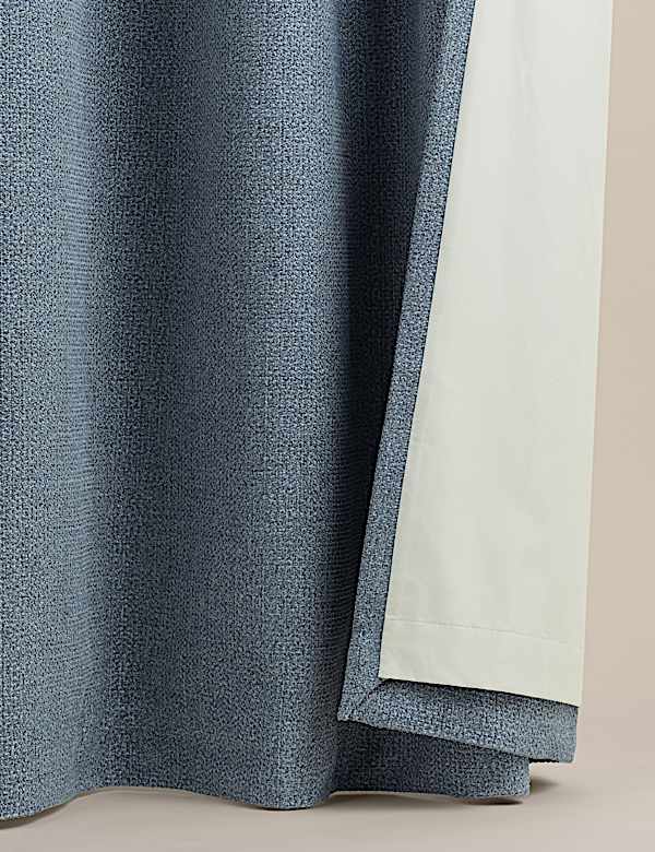 Basketweave Eyelet Curtains - US