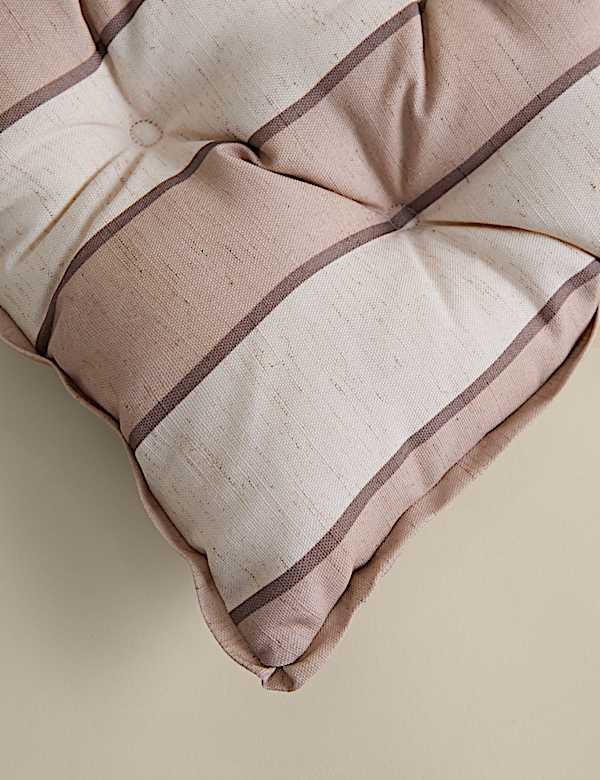 Striped Outdoor Bench Pad - CA