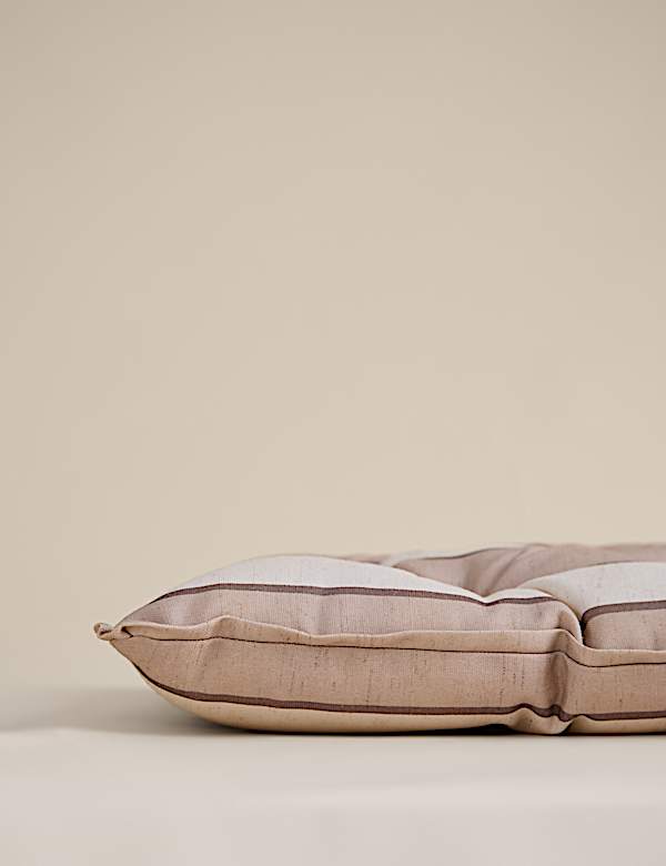 Striped Outdoor Bench Pad - CA