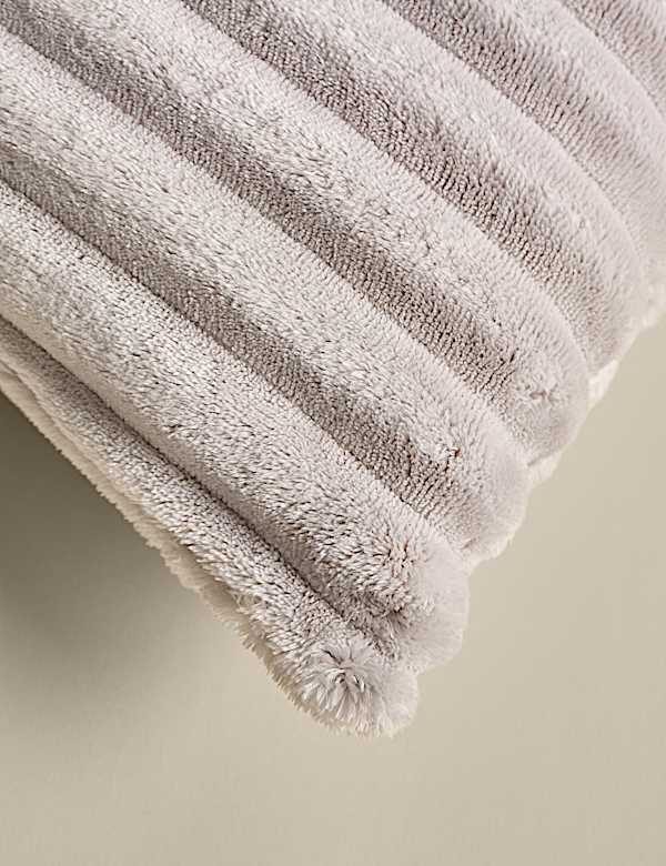 Ribbed Fleece Cushion - NZ