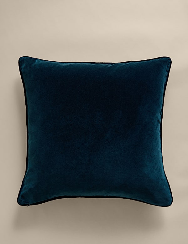 Pure Cotton Embroidered Border Cushion - CZ
