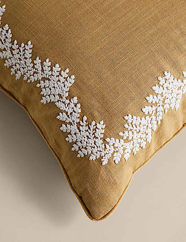 Podgł&oacute;wek z haftowaną obw&oacute;dką 100% bawełny - PL