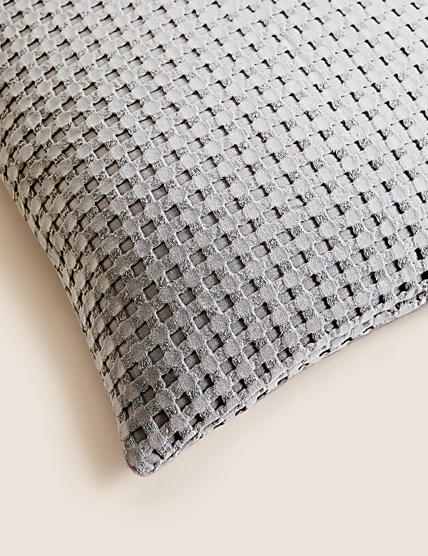 Pure Cotton Waffle Cushion - HR