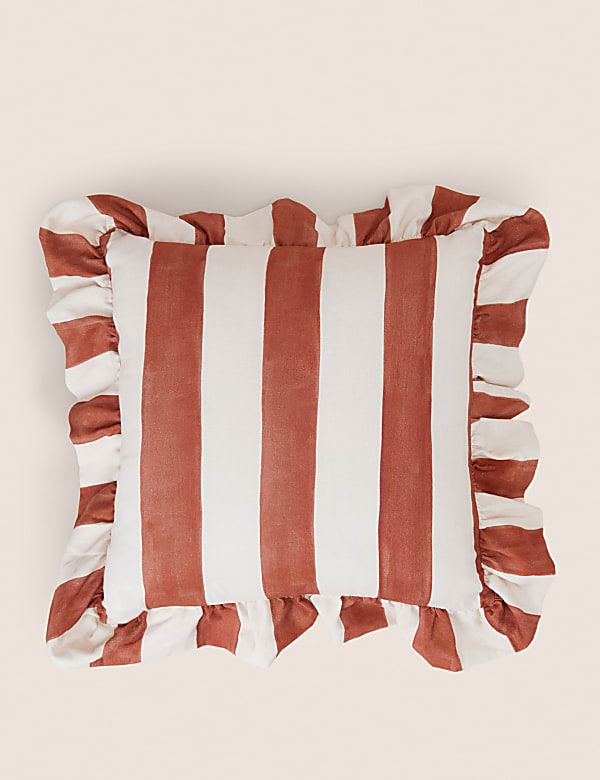 Pure Cotton Striped Cushion - NZ