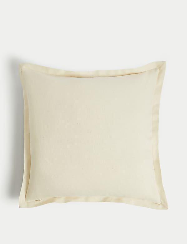 Cotton with Linen Embroidered Cushion - AU