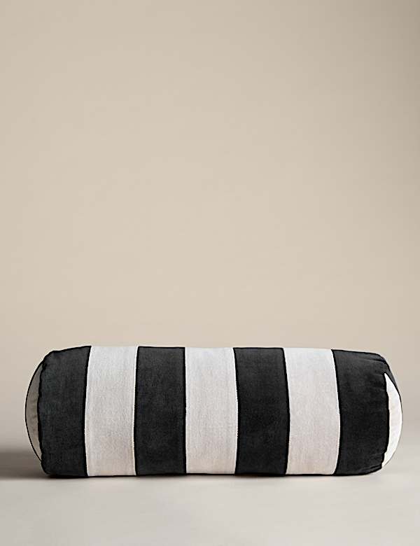 Stripe Round Bolster Cushion - AU