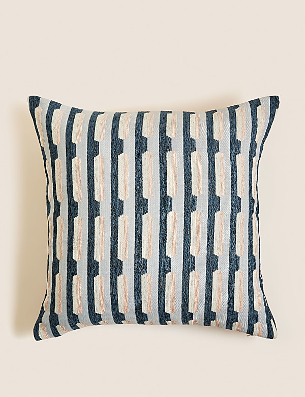 Chenille Geometric Cushion - LV