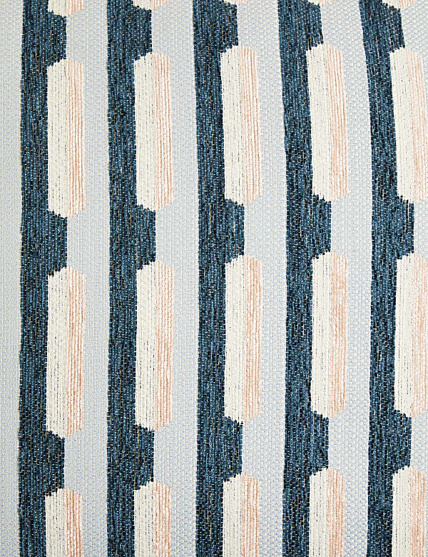 Bantalan Kursi Motif Geometris Chenille - ID