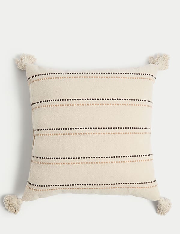 Pure Cotton Textured Outdoor Cushion - QA