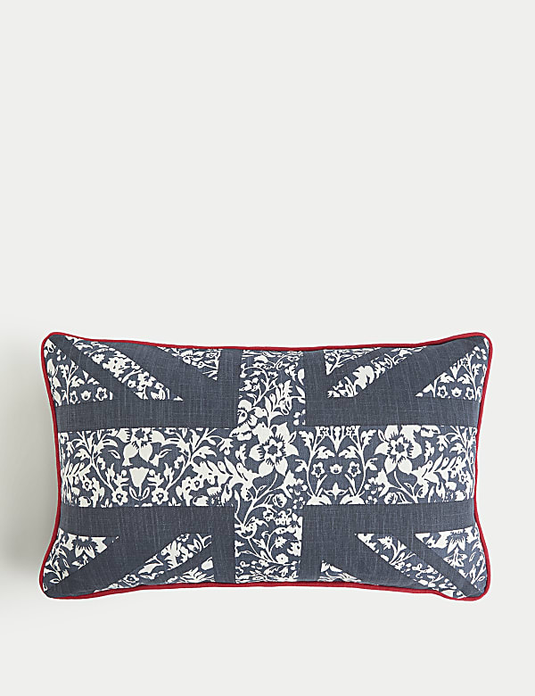 Pure Cotton Union Jack Bolster Cushion - CA