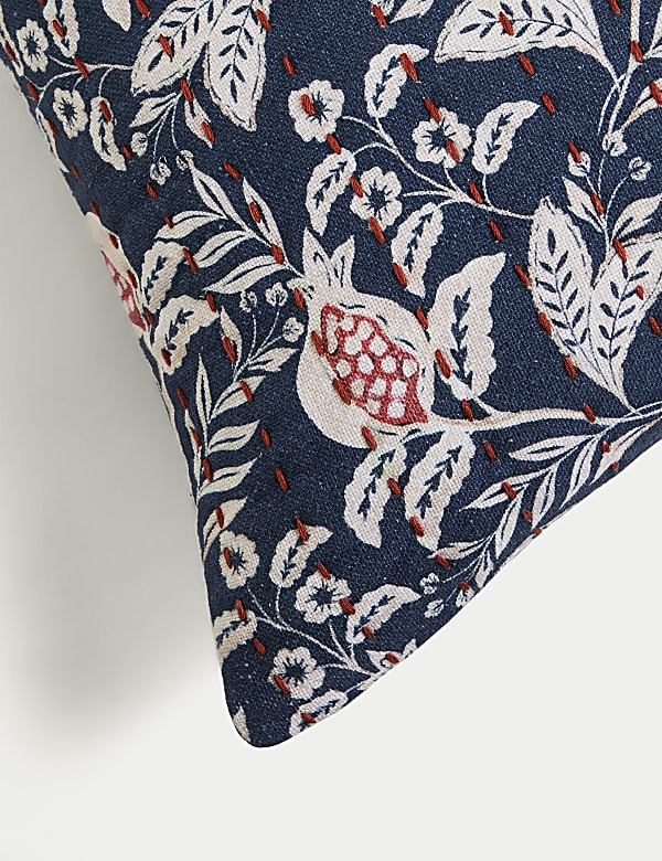 Coussin polochon 100&nbsp;% coton imprimé - CA