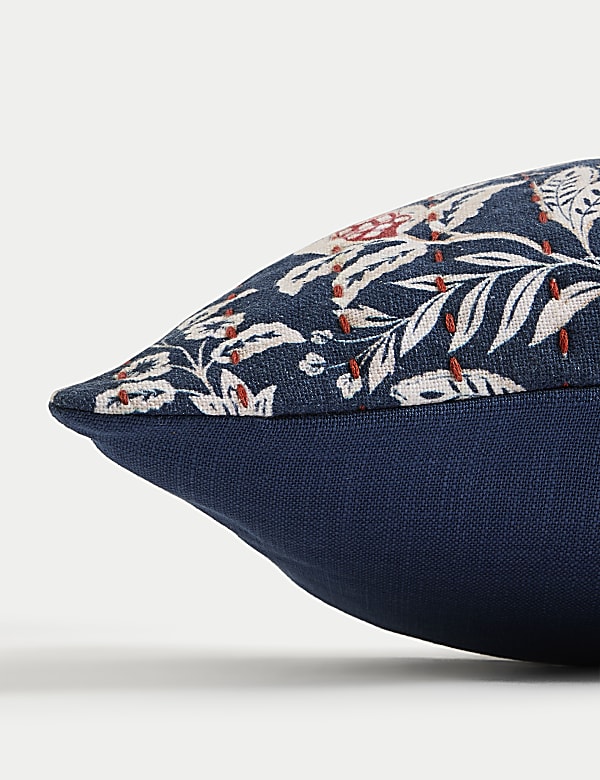 Coussin polochon 100&nbsp;% coton imprimé - CA