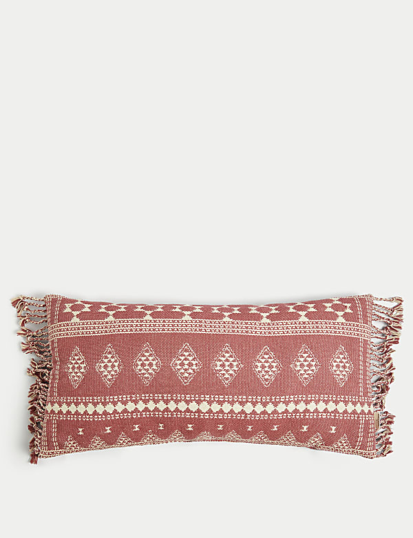 Jaipur Bassi Woven Outdoor Bolster Cushion - QA