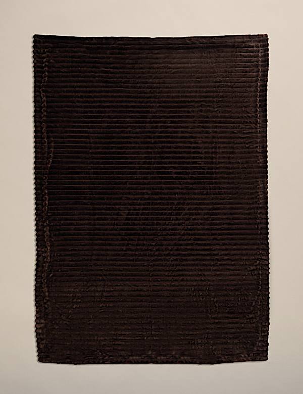 Fleece Ribbed Throw - KG