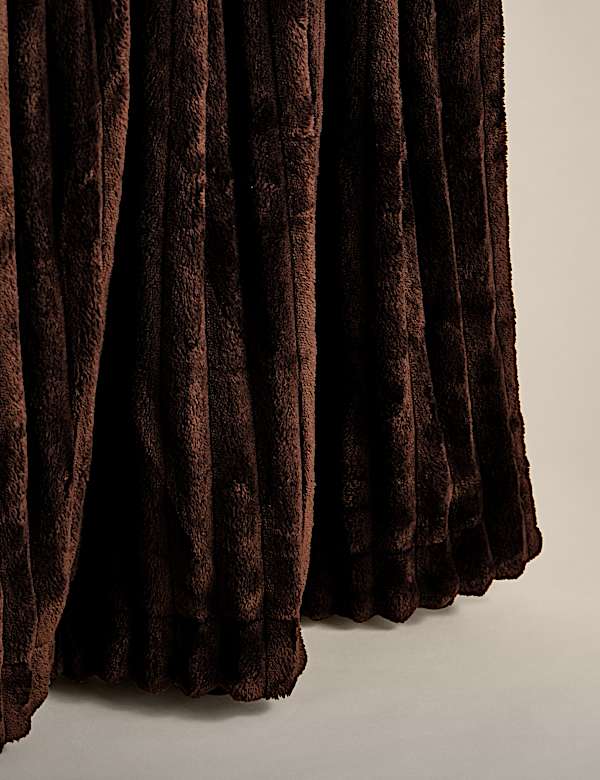 Fleece Ribbed Throw - KG