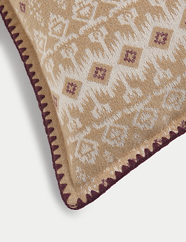 כרית Sierra מכותנה טהורה עם תפרים בסגנון שמיכה - IL