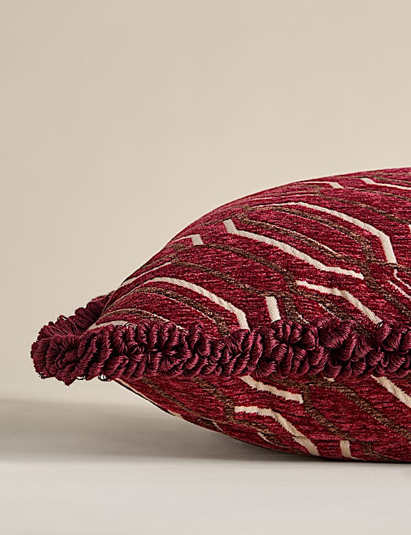 כרית מבד שניל עם הדפס גיאומטרי - IL