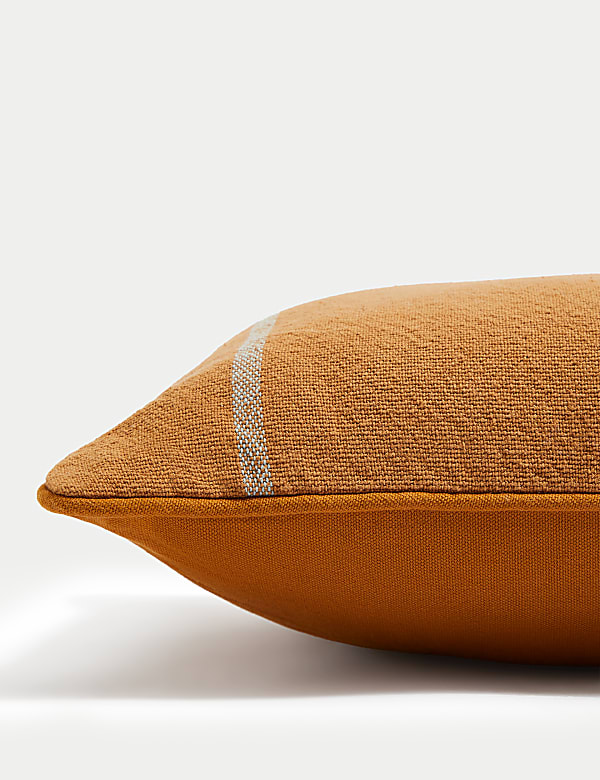 Coussin 100&nbsp;% coton à rayures - FR