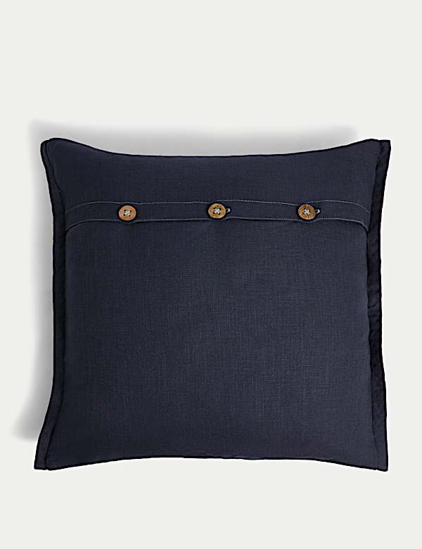 Coussin 100 % coton à motif brodé Kouya - CH