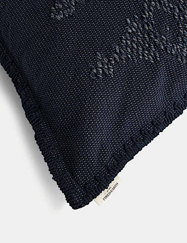 Pure Cotton Woven Bolster Cushion - BG