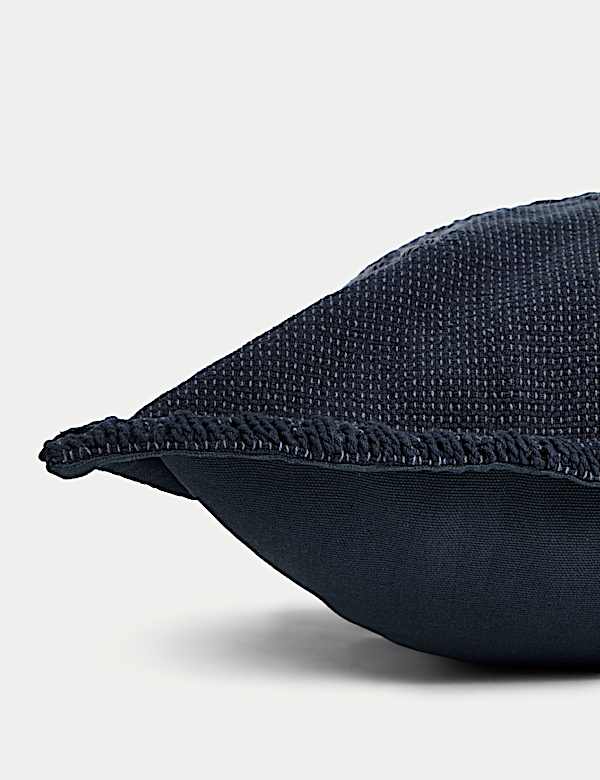 Pure Cotton Woven Bolster Cushion - BG