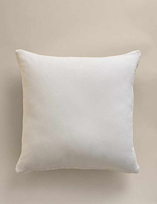 Pure Wool Basket Weave Cushion - GR