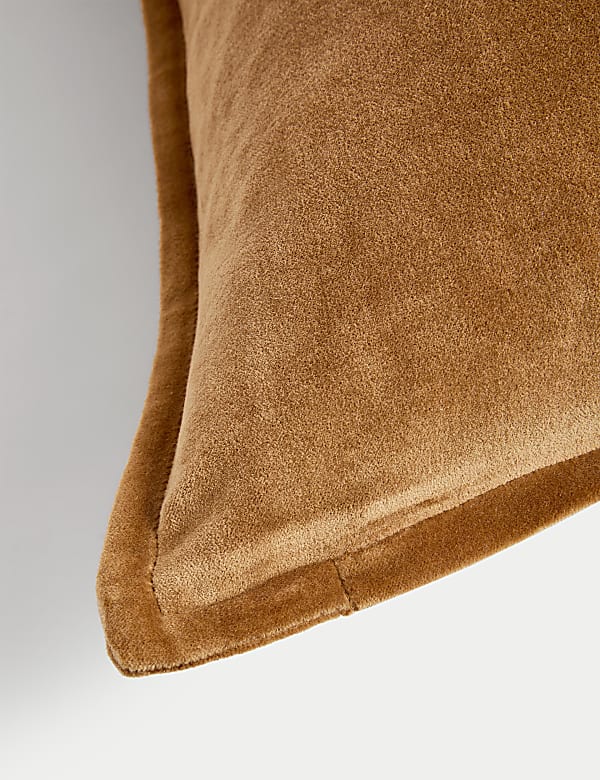 Pure Cotton Velvet Large Cushion - CZ