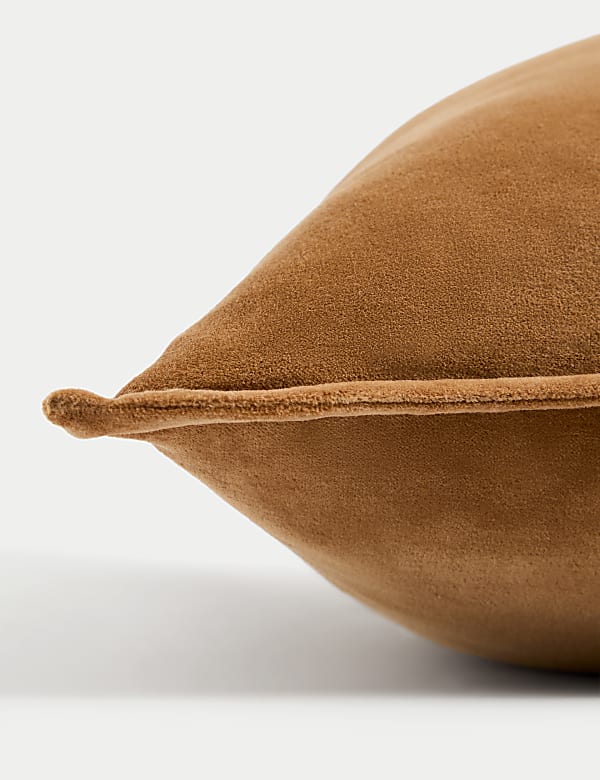 Pure Cotton Velvet Large Cushion - CZ