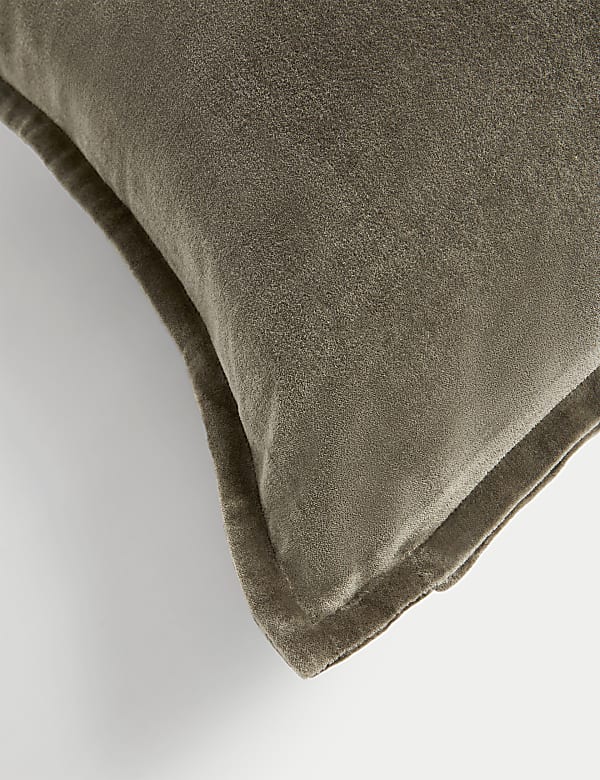 Pure Cotton Velvet Bolster Cushion - AL