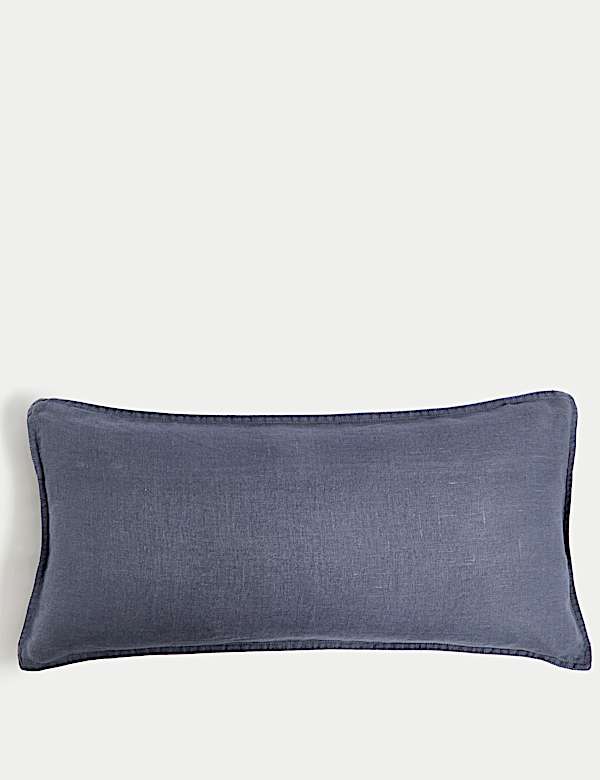Linen Bolster Cushion - GR