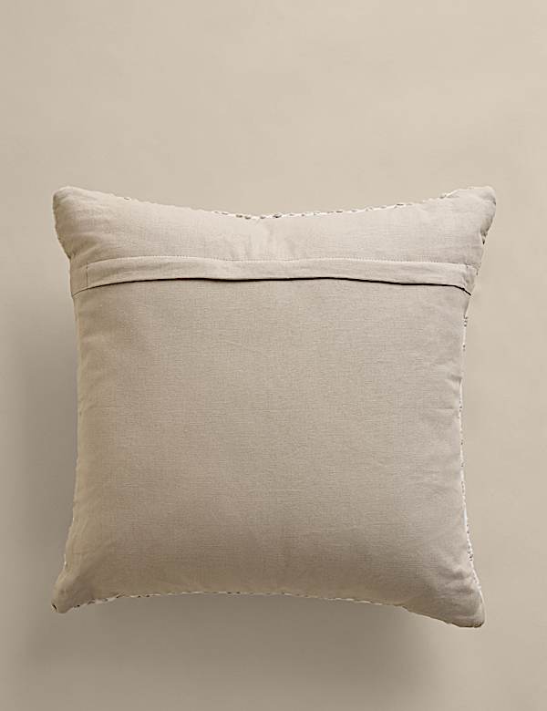 Pure Cotton Fan Jacquard Cushion - DK