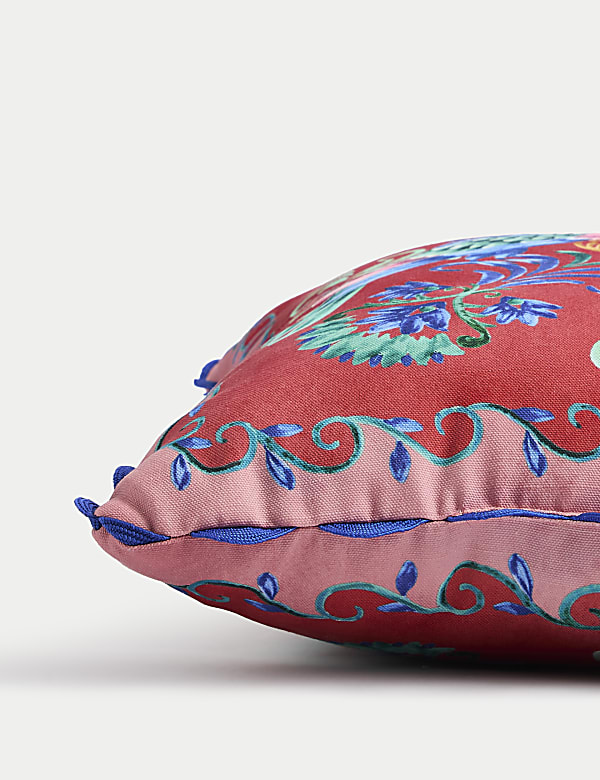 Set of 2 Bird Print Outdoor Cushions - UA