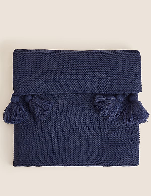 Knitted Tassel Throw - AU