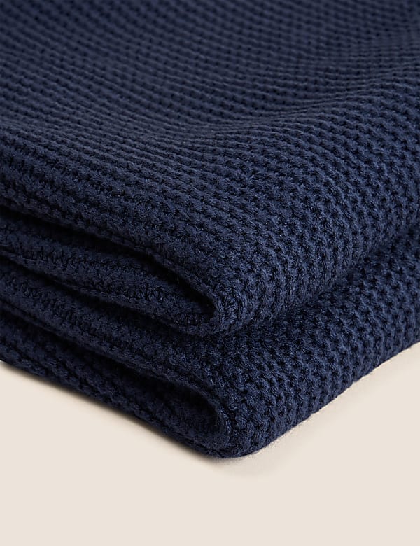 Knitted Tassel Throw - CA