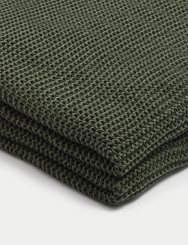 Gebreide sprei met kwastjes - BE